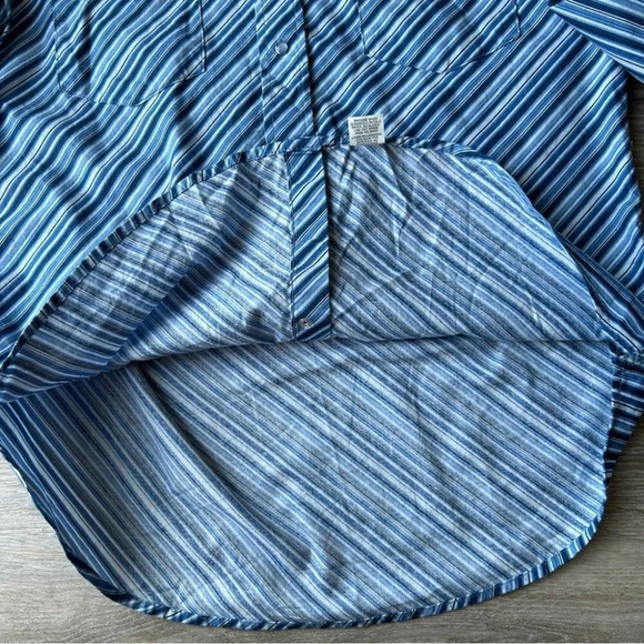 Vintage DC Cowboy Equipment  Striped Western Shirt - Picture 10 of 12